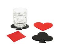 Balvi Coasters Dealer Original design of playing card paints Plastic