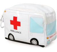 Balvi First Aid Medicine Pouch White Ambulance Shaped Bag