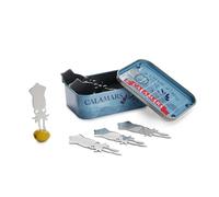 Balvi Fork Appetizer Conserverie Calamars Retro Design Canned Squid Can/INOX