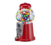 Balvi gumball machine American Dream Red Coin bank and dispenser for candy, gum, chocolates, nuts 11 inches 28 cm