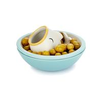 Balvi Hungry Fish Two Piece Double Function Ceramic Aperitif Bowl 16 cm