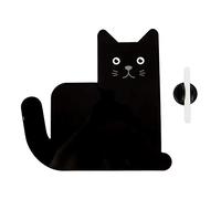 Balvi Magnetic fridge board Meow Colour black Planning support, ideal for reminders, shopping list, t