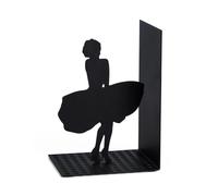 Balvi - Marilyn decorative metal bookend in black colour. Original design