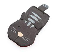 Balvi Oven mitt Meow! Gray color Cat shapped Heat resistant: 250ºC Polyester/Silicone
