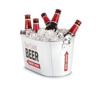 Balvi - Party Time beverage cooler. Metal bucket for cooling drinks. It includes two openers at the e