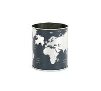 Balvi Penholder Globe Grey colour Design map of the world, including magnetic plane Tin 10x8,5x8,5 cm