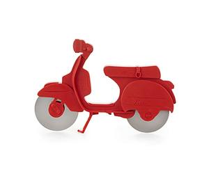 Balvi Pizza cutter Scooter Red colour ABS plastic/stainless steel
