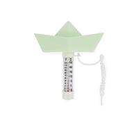 balvi Pool Thermometer Paper Boat Colour Turquoise Floating Origami Boat Plastic 15 x 16 cm