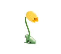 Balvi Reading Light Tulip Yellow Flexible Lamp with Tulip Shape Clip for Reading by L
