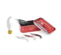 Balvi Fork Appetizer Conserverie Crevettes Retro Design Canned Shrimp Can/INOX