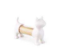 Balvi Tpick holder & salt&pepper shaker Cat White colour Shaped cat Acrylic/PVC plastic