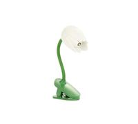 Balvi Tulip Reading Light White Flexible Lamp with Tulip Shape Clip for Reading by the