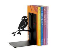 Balvi Wise Owl Book Tree Guardian Black Metal Silhoutte