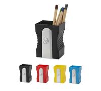 Balvi Pen holder Sharpener Yellow colour Keep your desk organized Original and fun sharpener-shaped p