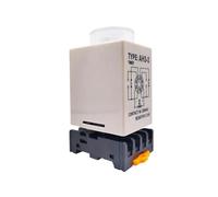 BALYDLUL 1 PC AH3-2 Power-on Delay Timer AH3-3 Time Relay AC Universal Thick Stitch Time Set Range 1S/5S/10S/30S/60S/5M/10M/30M(AC220V,AH3-3 0-6Minutes)