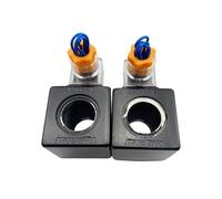 BALYDLUL 1pcs Solenoid Valve Coil Hydraulic Control Valve Inner Hole 22mm Long 45mm AC110V/220V MFJ12-27YC MFJ12-54YC(MFJ12-27YC AC220V)