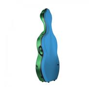 BAM 1003XL BonBon Hightech Cello Case With Wheels Blue & Green
