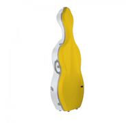 BAM 1003XL BonBon Hightech Cello Case With Wheels Yellow & White