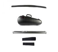 BAM 2003XL Hightech Cabin Violin Case Bundle Black Lazure