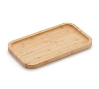 BAM BOO BOX - Bamboo Bathroom Tray, Serving Tray, Wooden Cosmetic Tray Organiser, 28 x 16 x 2 cm