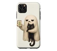 Bam Boo Tile Player Halloween Ghost Mahjong Cat Fall Season Case for iPhone 11 Pro Max