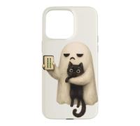 Bam Boo Tile Player Halloween Ghost Mahjong Cat Fall Season Case for iPhone 15 Pro Max
