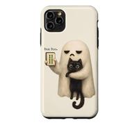 Bam Boo. Tile Player Halloween Ghost Mahjong Cat Spooky Case for iPhone 11 Pro Max