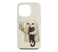 Bam Boo. Tile Player Halloween Ghost Mahjong Cat Spooky Case for iPhone 13 Pro