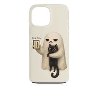 Bam Boo. Tile Player Halloween Ghost Mahjong Cat Spooky Case for iPhone 13 Pro Max