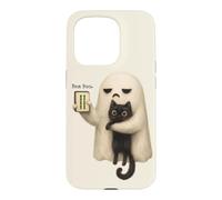 Bam Boo. Tile Player Halloween Ghost Mahjong Cat Spooky Case for iPhone 15 Pro
