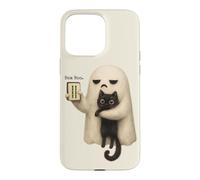 Bam Boo. Tile Player Halloween Ghost Mahjong Cat Spooky Case for iPhone 15 Pro Max