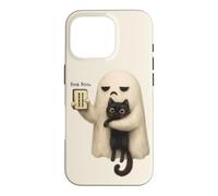 Bam Boo. Tile Player Halloween Ghost Mahjong Cat Spooky Case for iPhone 16 Pro