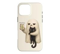Bam Boo. Tile Player Halloween Ghost Mahjong Cat Spooky Case for iPhone 16 Pro Max
