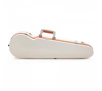 BAM Graffiti Hightech Contoured Violin Case White & Orange