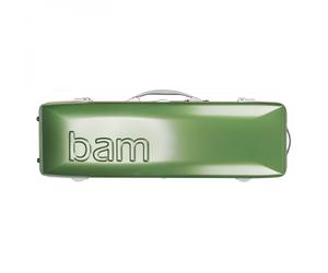 BAM Graffiti Hightech Oblong Violin Case Green & Orange