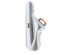 BAM LA DEFENSE CABINE TENOR SAXOPHONE CASE - BRUSHED ALUMINUM