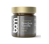 BAM Luxurious Bourbon Vanilla Paste, 250 g, Home and Pro Baking, Vanilla Extract from Madagascar for Desserts