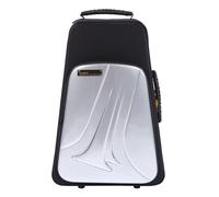 BAM New Trekking Double Trumpet Case Brushed Aluminium