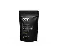 BAM Premium Dark Baking Chocolate Drops, Callets, Chips, Thermostable, Home and Pro Baking, 250 Grams