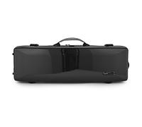 BAM Supreme Hightech Oblong Violin Case Black with Silver Handle