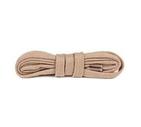 Bama Flat Cotton Shoe Laces | Strong & Durable Everyday Replacement Laces | Tear-Resistant & Colourfast | For Trainers & Boots | 1 Pair (Beige | 120 cm - 47 inch - 6 to 8 eyelet pairs)