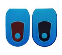 BAMA Gel Heel Cushion Insoles - Shock-Absorbing Gel Pads for Heel Relief - Self-Adhesive Insoles for Everyday & Sports Use - Transparent & Flexible - 1 Pair - Adult Sizes