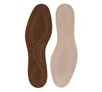 Bama Leather Fiber Shoe Insoles - Cushioning Shoe Inner Soles for Comfort and Support Recycled Moisture-Absorbing Inserts for Adults 1 Pair -UK 9/10-42/43 EUR