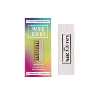 Bama Magic Brush, Shoe Cleaning Brush with Natural Beech Wood Handle and 100% Natural-Fibre Bristles, Ergonomic Footwear Brush for Applying Cleaner and Foam
