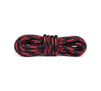 Bama Outdoor Hiking Boot Laces Round Cord Polyester Shoe Replacement for Walking Boots Trekking Work Boots Durable Strong Fade Resistant - 1 Pair (Black-Red | 90 cm - 36 inch - 5 to 6 eyelet pairs)