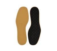 BAMA Premium Leather Kids Insoles - Breathable Leather Shoe Inserts with Shock-Absorbing Latex & Activated Charcoal - Reduces Odour & Moisture - 1 Pair - for Children's - 32/33 EUR - 13/1 UK Kids