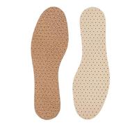 Bama Standard Buffalo Plus - Insoles with Breathable Leather Fibers & Latex Foam Sweat-Absorbing Shoe Liners for Men & Women 3 Pack Size 42/43 EUR - UK 9/10