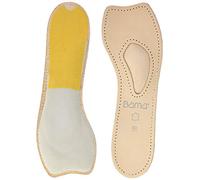 Bama Unisex Brilliant 3/4 Leather Sole Insole, Beige, 4 UK