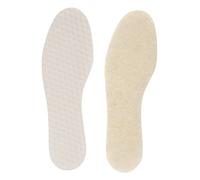Bama Warm Comfort Insole Made of Pure Wool for Particularly Cold Winter Days, Unisex Warmth Insole, for Solid Winter Shoes, Ivory, 3