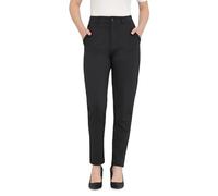 Bamans Black Trousers Women Dress Work Pants Stretchy Office Slacks Skinny Leg Casual Business Trousers with Pockets
